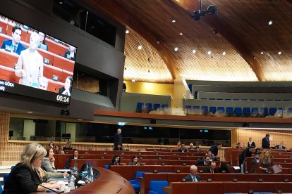 La sessió de l’Assemblea Parlamentària.