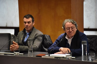 El conseller d'Units per Ordino, Enric Dolsa, durant la sessió de consell de comú.