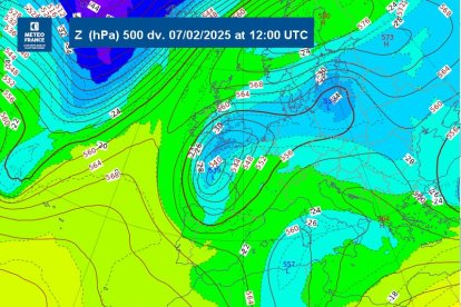 Avís groc per les nevades a partir d'aquest vespre