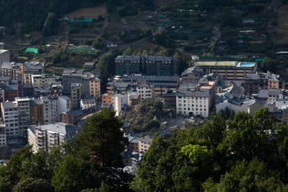 Edificis a Andorra la Vella.