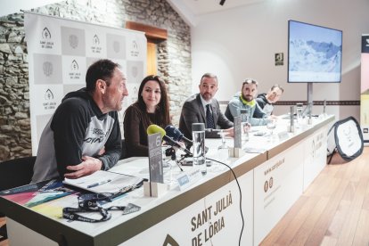 Presentació de la Dynafit Andorra Skimo, ahir.