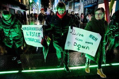 Manifestació de l’any passat pel 8-M.