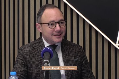 El cap de Govern durant l’antrevista a Ràdio Nacional.