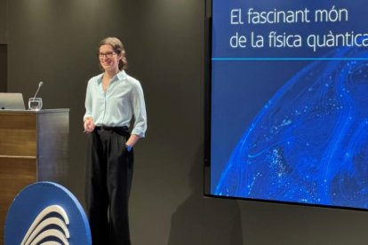 Ariadna Soro durant la conferència