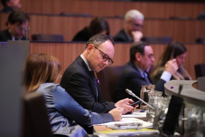 Sessió del Consell on es va aprovar la Llei per al creixement sostenible i el dret a l’habitatge.