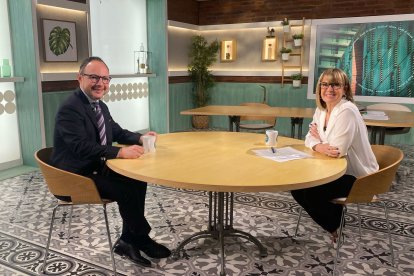 Espot, ahir al programa ‘Cafè d’idees’ amb Gemma Nierga.