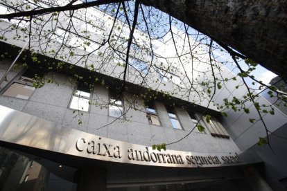 Façana de la Caixa Andorrana de Seguretat Social.
