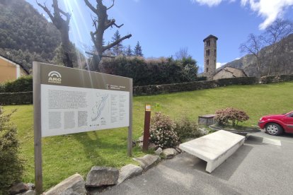 L’església de Santa Coloma, un dels monuments de l’Arc Patrimonial.