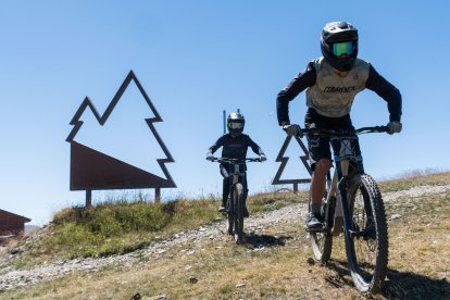 Imatges del Bike Park a l'estiu