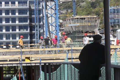Treballadors de la construcció.