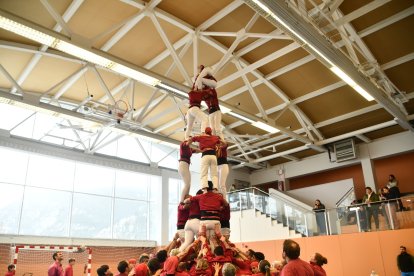 Els castellers d’Andorra a Canillo.