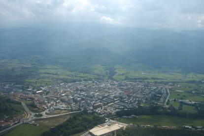 Vista aèria de la Seu d’Urgell.