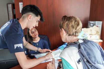 Joves durant les places d'estiu ofertes pel Comú d'Encamp