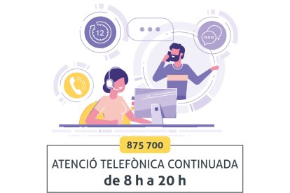 El servei d'atenció telefònica de Govern està disponible de 8 a 20 hores .