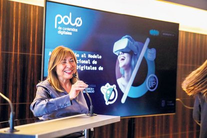 La ministra d’Economia, Conxita Marsol, a la presentació del Cim Digital Andorra.