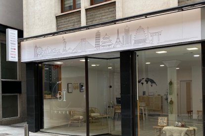 L’agència Bï Travel quan encara estava en funcionament.