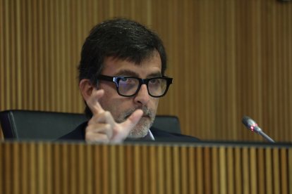 El president del fons, Jordi Cinca, en una compareixença.