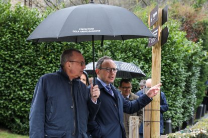 Xavier Espot i el prefecte de la regió d’Occitània, Piere-André Durand.