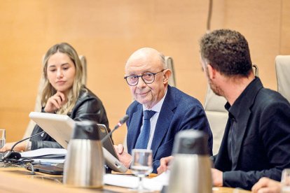 Montoro durant la intervenció.