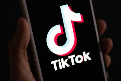 El logotip de TikTok.