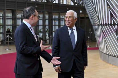 El cap de Govern i el president del Consell d’Europa, António Costa.