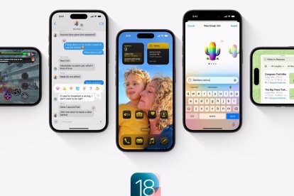 El sistema operatiu iOS 18.