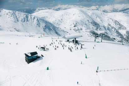 L'estació de Grandvalira, sector el Tarter, durant aquesta temporada d'hivern