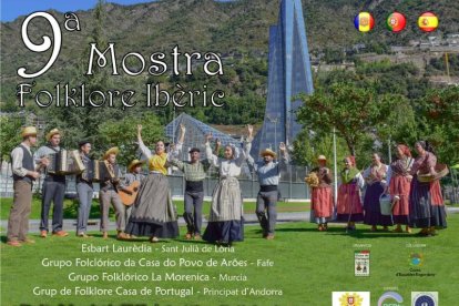 El cartell de la novena mostra de folklore ibèric.