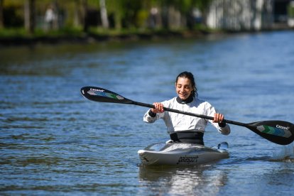 Doria, en un entrenament d’aquesta setmana.