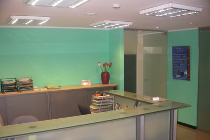 Recepció de Gio centre, el consultori ginecològic de la doctora Echeverri