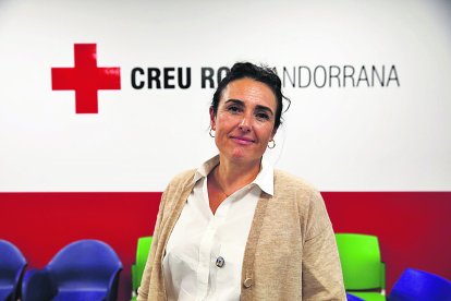Vicky Marrugat, candidata a presidir la Creu Roja.