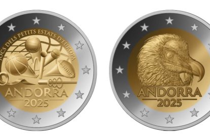 Les dues monedes commemoratives