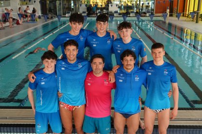 Part de l’equip dels Jocs, al Pas de la Casa.