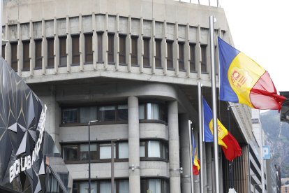 L’edifici administratiu del Govern.
