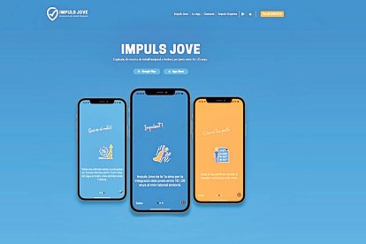 Web d’Impuls Jove de la Cambra de Comerç.