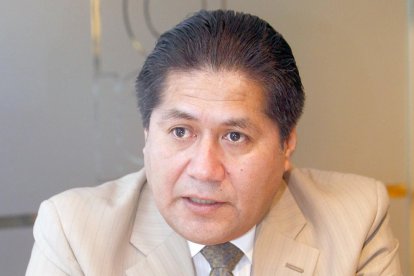 Lorenzo Castillo a la redacció del Diari.