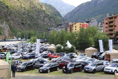 Una edició de la Fira de vehicles d'ocasió de Sant Julià
