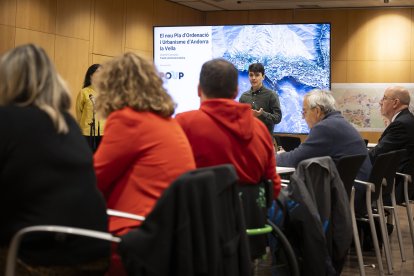 La primera sessió del taller deliberatiu del consell consultiu del POUP d'Andorra la Vella