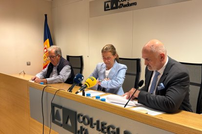 Pujadas, Baixench i Bellera a la presentació d'avui