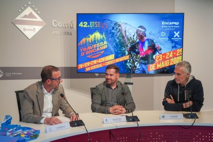 Jordi Torres, NIno Marot i Jordi Solé, ahir.