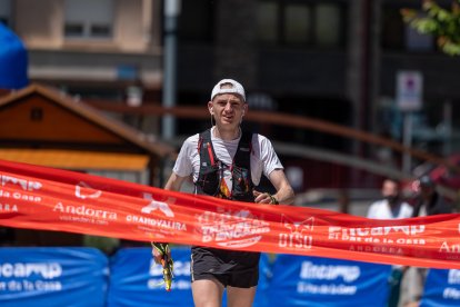 Sergi Pascuet, després de vèncer.