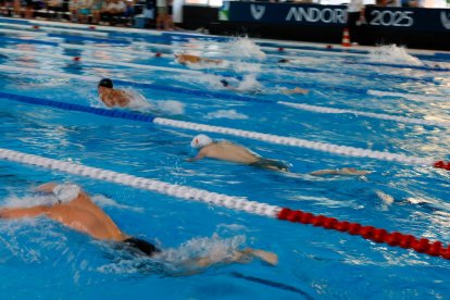 Un instant de la competició.