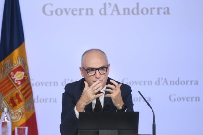 El ministre Ramon Lladós.