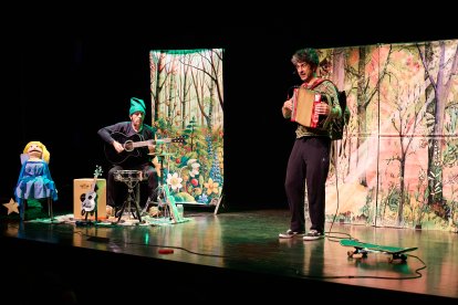 Un moment de l’espectacle 'El batec del bosc'.