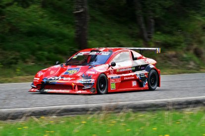 Edgar Montellà durant la competició.