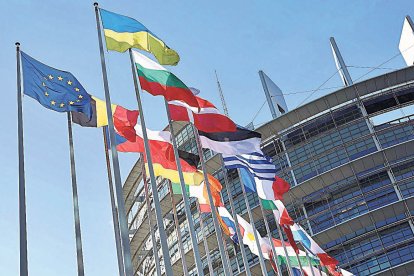 La seu de la Unió Europea a Brussel·les.