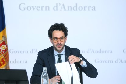 El ministre portaveu, ahir.