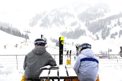 Esquiadors a Grandvalira