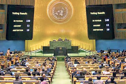 Els resultats de la votació.