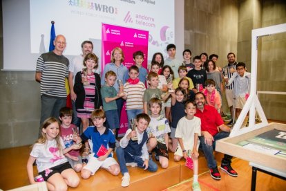 Els guanyadors de la World Robot Olympiad Andorra Telecom 2025